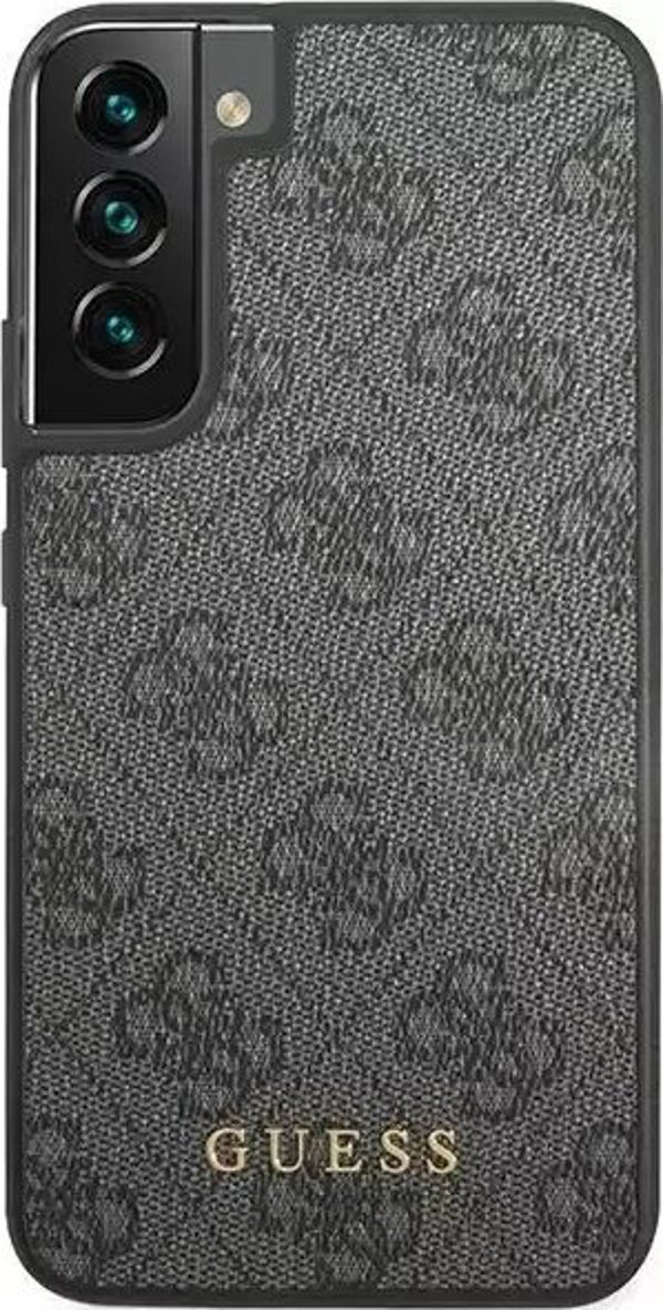 Guess case for Samsung Galaxy S23 GUHCS23SG4GFGR grey hardcase 4G Metal Gold Logo 3666339116958