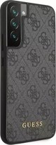 Guess case for Samsung Galaxy S23 GUHCS23SG4GFGR grey hardcase 4G Metal Gold Logo 3666339116958