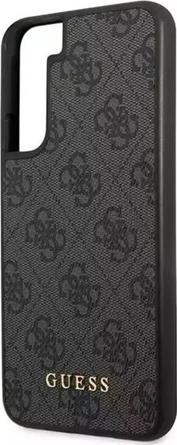 Guess case for Samsung Galaxy S23 GUHCS23SG4GFGR grey hardcase 4G Metal Gold Logo 3666339116958