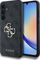 Guess Etui Guess GUHCSA354GMGGR Samsung Galaxy A35 θήκη σκληρή 4G Μεγάλο Μεταλλικό Λογότυπο μαύρο/black