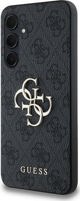 Guess Etui Guess GUHCSA354GMGGR Samsung Galaxy A35 θήκη σκληρή 4G Μεγάλο Μεταλλικό Λογότυπο μαύρο/black