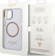 Guess Θήκη Guess GUHMP14SHTCMU Apple iPhone 14 μοβ/μωβ σκληρή θήκη Χρυσό Περίγραμμα Διαφανές MagSafe