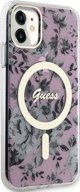 Guess Θήκη Guess GUHMN61HCFWSP Apple iPhone 11/XR ροζ σκληρή θήκη Flower MagSafe