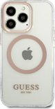 Guess case for iPhone 13 Pro Max 6,7" GUHMP13XHTRMD gold HC Magsafe Metal Outline Gold 3666339057169