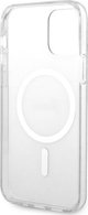 Guess Σετ Guess GUBPP12MH4EACSK Θήκη+ Φορτιστής iPhone 12/12 Pro μαύρη/μαύρη σκληρή θήκη 4G Print MagSafe NoSize