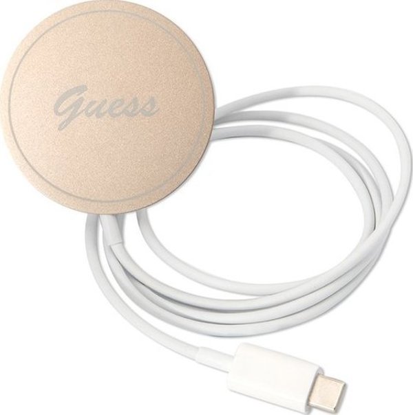 Guess Σετ Guess GUBPP12MH4EACSK Θήκη+ Φορτιστής iPhone 12/12 Pro μαύρη/μαύρη σκληρή θήκη 4G Print MagSafe NoSize
