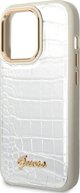 Guess Guess GUHCP14LHGCRHS iPhone 14 Pro 6,1" ασημί/silver σκληρή θήκη Croco Collection NoSize