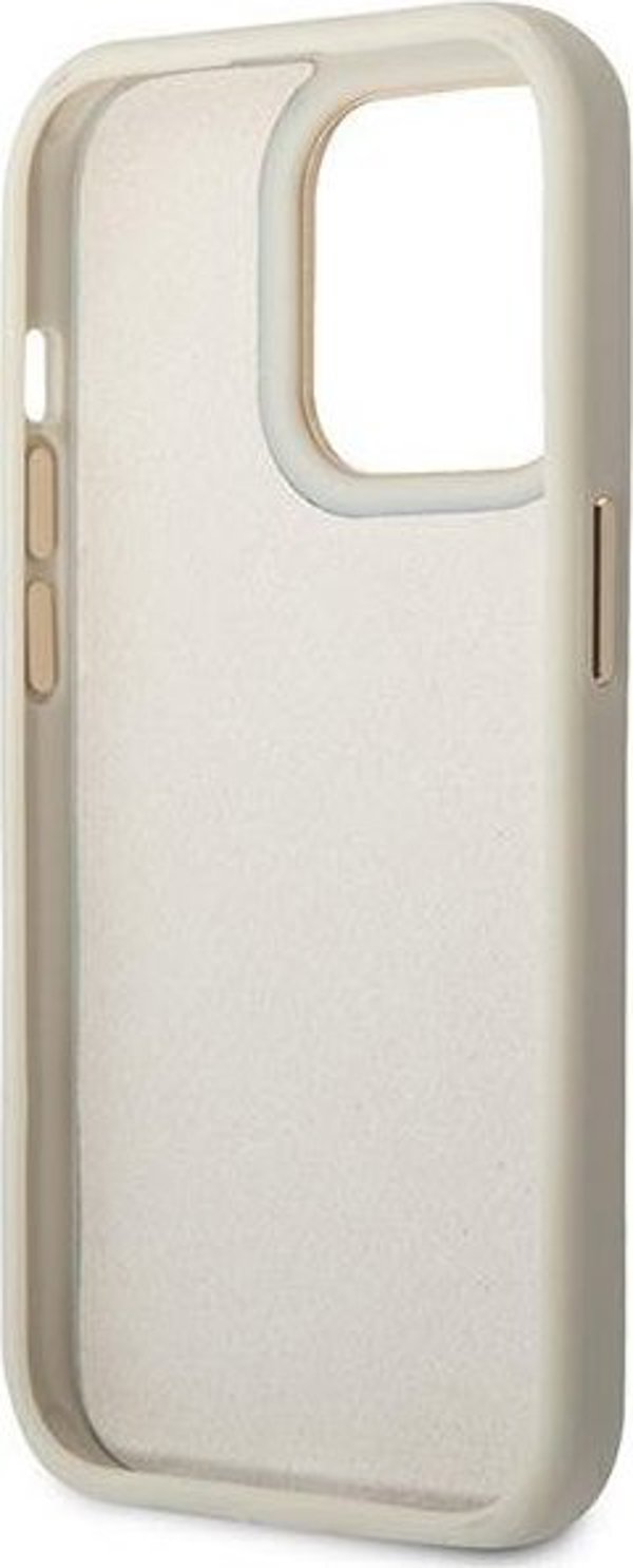 Guess Guess GUHCP14LHGCRHS iPhone 14 Pro 6,1" ασημί/silver σκληρή θήκη Croco Collection NoSize