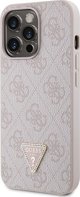 Guess Θήκη Guess GUHCP13LP4TDSCPP Apple iPhone 13/13 Pro σκληρή θήκη Crossbody 4G Metal Logo ροζ/pink