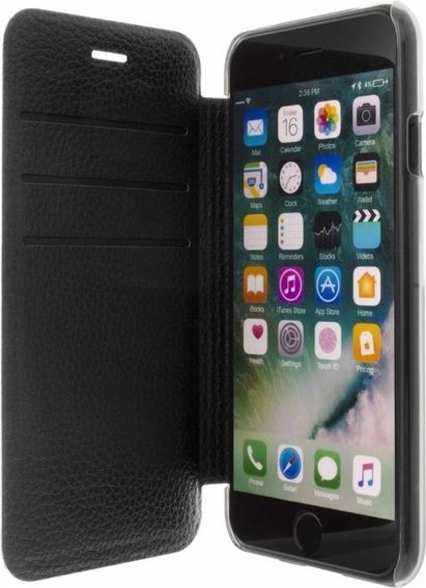 Guess Etui βιβλίο Ιριδίζον Samsung G955 S8 plus μαύρο (GUFLBKS8LIGLTBK)