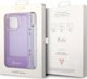 Θήκη Guess GUHCP14XHGCOHU Apple iPhone 14 Pro Max μωβ σκληρή θήκη Διαφανής Μαργαριταρένιος Ιμάντας
