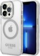 Guess Guess GUHMP14LHTRMS iPhone 14 Pro 6,1" ασημί/silver σκληρή θήκη Metal Outline Magsafe NoSize