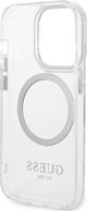 Guess Guess GUHMP14LHTRMS iPhone 14 Pro 6,1" ασημί/silver σκληρή θήκη Metal Outline Magsafe NoSize