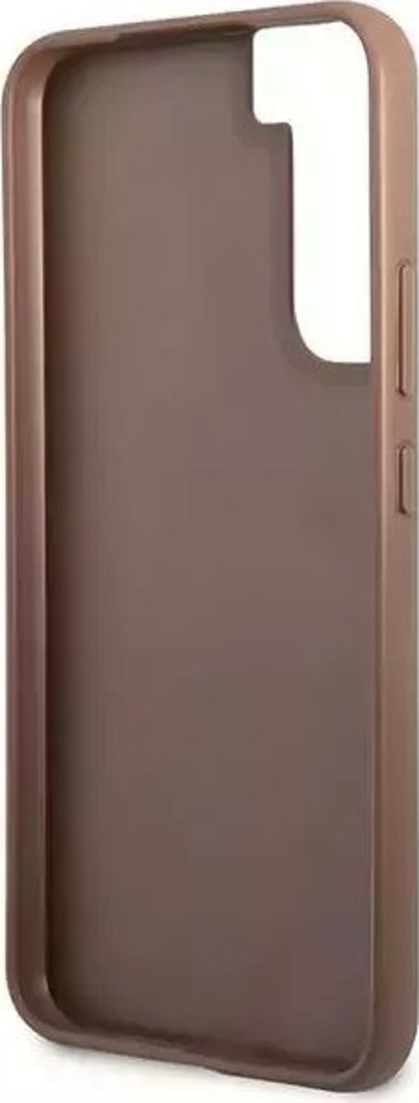 Guess case for Samsung Galaxy S23 GUHCS23SG4GFBR brown hardcase 4G Metal Gold Logo 3666339116989