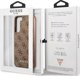 Guess case for Samsung Galaxy S23 GUHCS23SG4GFBR brown hardcase 4G Metal Gold Logo 3666339116989