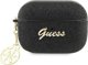 Guess case for AirPods Pro 2 GUAP2GLGSHK black PU Glitter Flake 4G 3666339110956