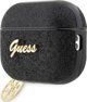 Guess case for AirPods Pro 2 GUAP2GLGSHK black PU Glitter Flake 4G 3666339110956