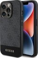 Guess Guess 4G Bottom Stripe Metal Logo Collection - Θήκη iPhone 15 Pro (γκρι)
