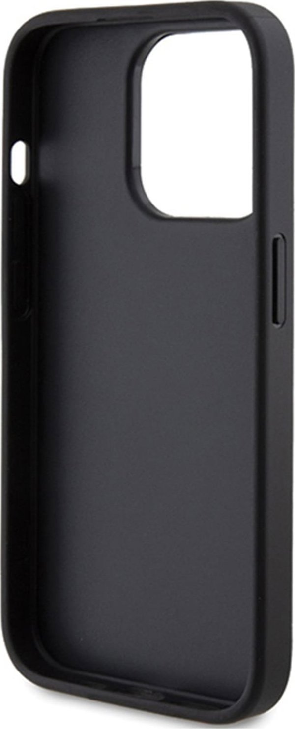 Guess Guess 4G Bottom Stripe Metal Logo Collection - Θήκη iPhone 15 Pro (γκρι)