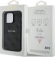 Guess Guess GUHMP15LG4GFRK iPhone 15 Pro 6.1" czarny/black hardcase 4G Collection Leather Metal Logo MagSafe