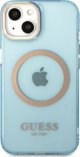 Guess Guess GUHMP13MHTCMB iPhone 13 6,1" μπλε/blue σκληρή θήκη Χρυσό Περίγραμμα Ημιδιαφανές MagSafe NoSize