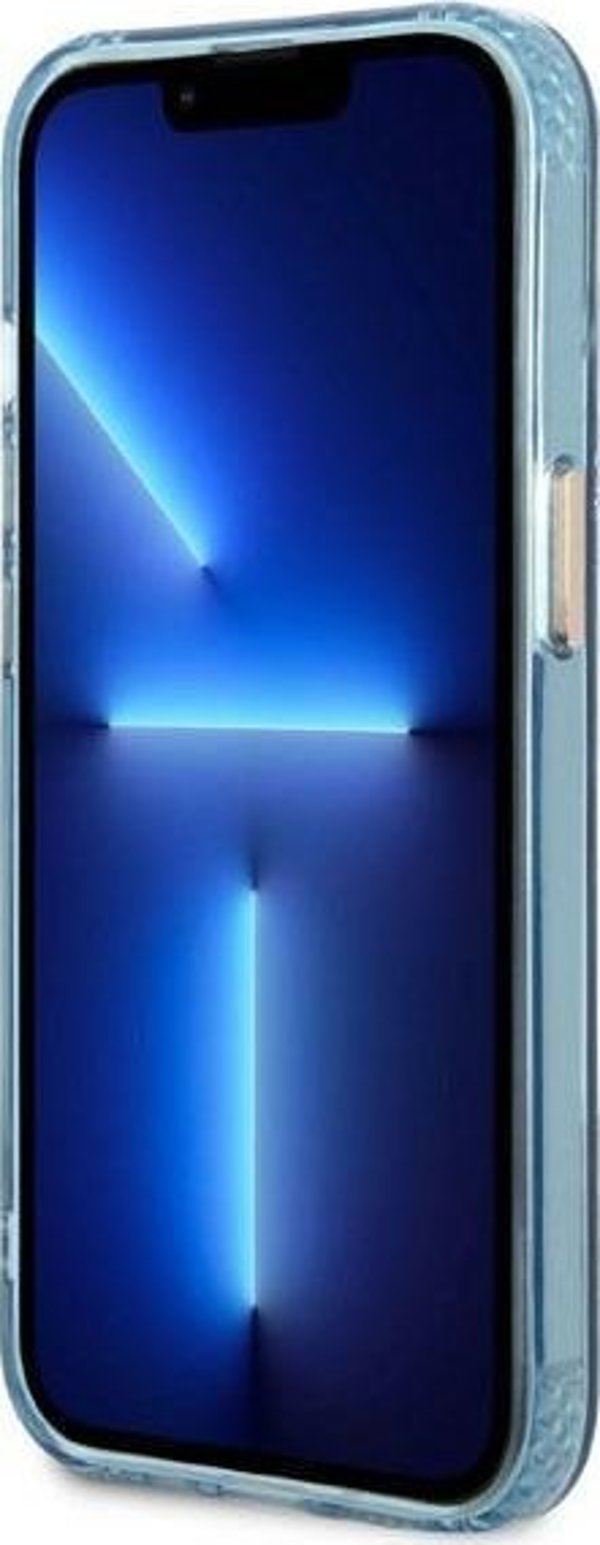Guess Guess GUHMP13MHTCMB iPhone 13 6,1" μπλε/blue σκληρή θήκη Χρυσό Περίγραμμα Ημιδιαφανές MagSafe NoSize