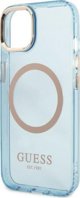 Guess Guess GUHMP13MHTCMB iPhone 13 6,1" μπλε/blue σκληρή θήκη Χρυσό Περίγραμμα Ημιδιαφανές MagSafe NoSize