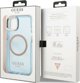 Guess Guess GUHMP13MHTCMB iPhone 13 6,1" μπλε/blue σκληρή θήκη Χρυσό Περίγραμμα Ημιδιαφανές MagSafe NoSize