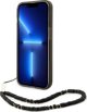 Guess Θήκη Guess GUHCP14XHGCOHK Apple iPhone 14 Pro Max μαύρο/black σκληρή θήκη Διαφανές Λουράκι Μαργαριτάρι