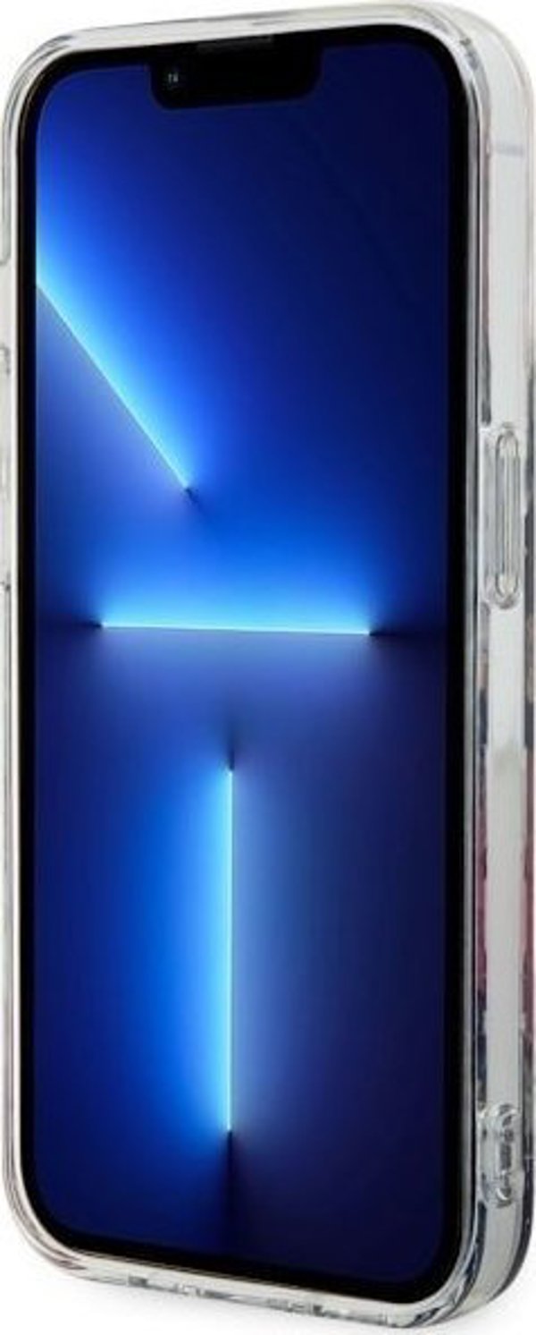 Guess Θήκη Guess GUHMP14LHCFWSA Apple iPhone 14 Pro πράσινο/χακί σκληρή θήκη Flower MagSafe
