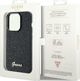 Guess Guess GUHCP13LPMSDGSK iPhone 13 Pro / 13 6.1" μαύρη σκληρή θήκη Disco Metal Script