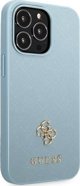 Guess Guess GUHCP13LPS4MB iPhone 13 Pro / 13 6,1" μπλε σκληρή θήκη Saffiano 4G Small Metal Logo NoSize