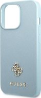Guess Guess GUHCP13LPS4MB iPhone 13 Pro / 13 6,1" μπλε σκληρή θήκη Saffiano 4G Small Metal Logo NoSize