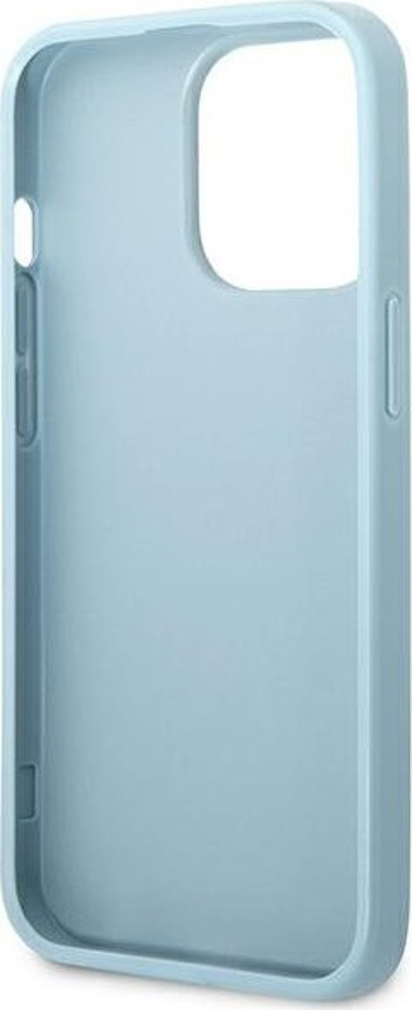 Guess Guess GUHCP13LPS4MB iPhone 13 Pro / 13 6,1" μπλε σκληρή θήκη Saffiano 4G Small Metal Logo NoSize
