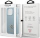 Guess Guess GUHCP13LPS4MB iPhone 13 Pro / 13 6,1" μπλε σκληρή θήκη Saffiano 4G Small Metal Logo NoSize
