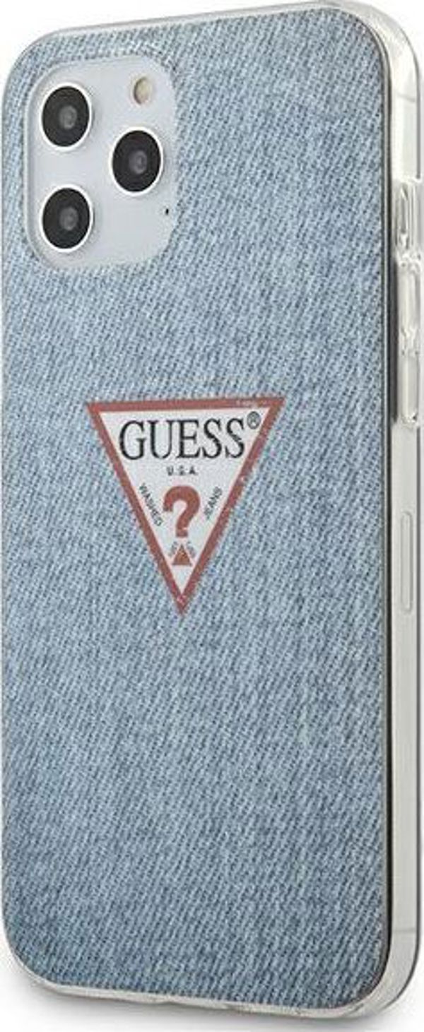 Guess Guess GUHCP12LPCUJULLB iPhone 12 6,7 Pro Max μπλε/light blue σκληρή θήκη Jeans Collection