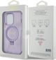 Guess Guess GUHMP15LHRSGSU iPhone 15 Pro 6.1" μοβ σκληρή θήκη Ring Stand Script Glitter MagSafe