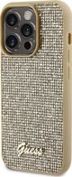 Guess Guess GUHCP15LPMSDGSD iPhone 15 Pro 6.1" χρυσό/gold σκληρή θήκη Disco Metal Script
