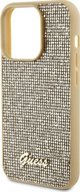 Guess Guess GUHCP15LPMSDGSD iPhone 15 Pro 6.1" χρυσό/gold σκληρή θήκη Disco Metal Script