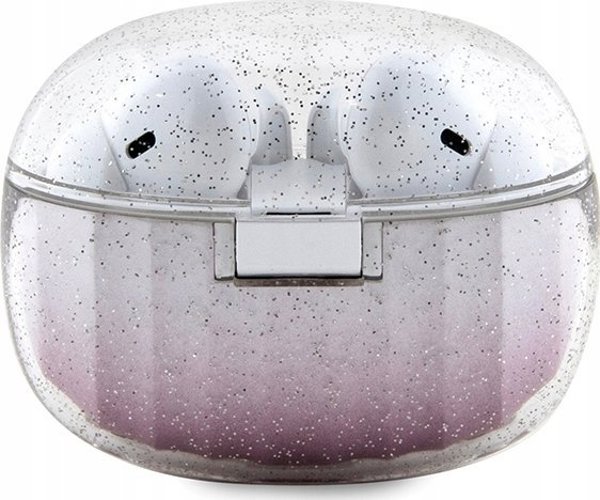 Ακουστικά Guess Glitter Gradient (GUTWSHDGKEEP) ροζ
