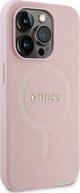 Guess Guess GUHMP13XPSAHMCP iPhone 13 Pro Max 6,7" ροζ σκληρή θήκη Saffiano MagSafe