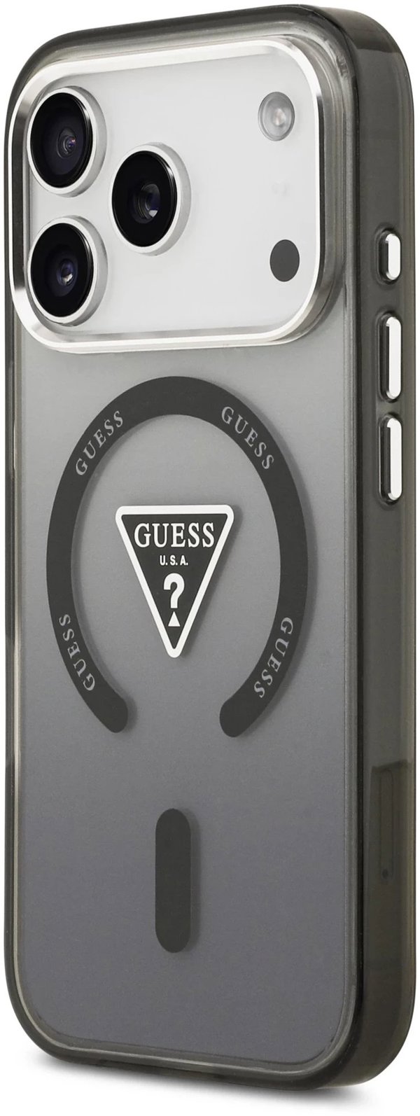 GUESS φουτέραλ δο IPHONE 17 Pro κομπατιμπίλνι ζ ΜαγΣαφε GUHMP17LHGTMLCGK (IML Γκραντιεντ W/ Τριανγκλε Λογο) τσανρνυ