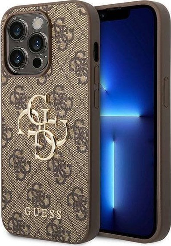Guess GUESS GUHCP15X4GMGBR IPHONE 15 PRO MAX 6.7" ΚΑΦΕ ΣΚΛΗΡΗ ΘΗΚΗ 4G ΜΕΓΑΛΟ ΜΕΤΑΛΛΙΚΟ ΛΟΓΟΤΥΠΟ standard
