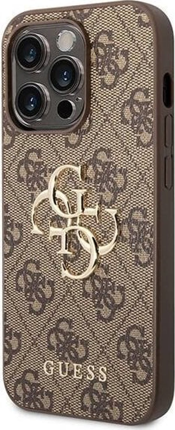 Guess GUESS GUHCP15X4GMGBR IPHONE 15 PRO MAX 6.7" ΚΑΦΕ ΣΚΛΗΡΗ ΘΗΚΗ 4G ΜΕΓΑΛΟ ΜΕΤΑΛΛΙΚΟ ΛΟΓΟΤΥΠΟ standard