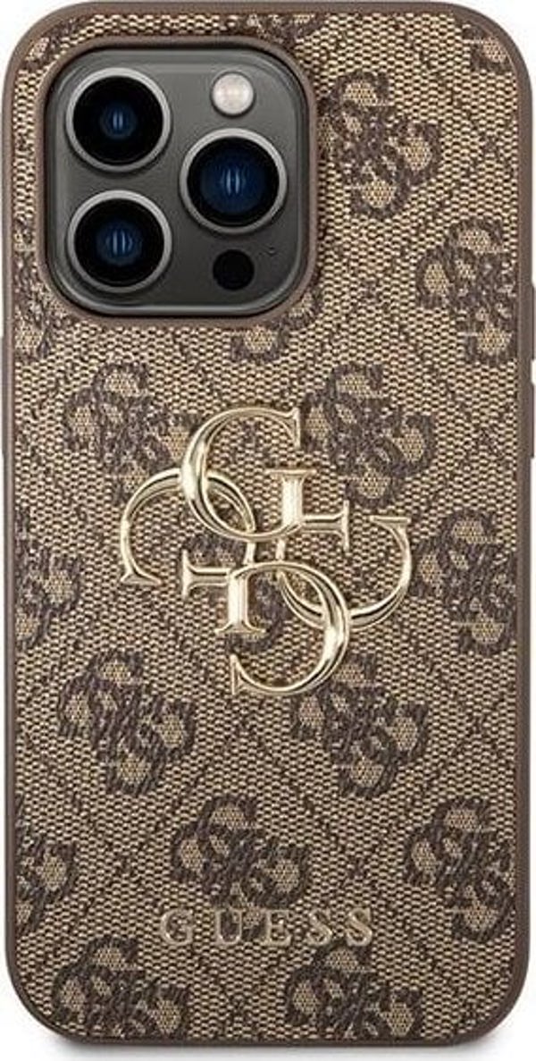 Guess GUESS GUHCP15X4GMGBR IPHONE 15 PRO MAX 6.7" ΚΑΦΕ ΣΚΛΗΡΗ ΘΗΚΗ 4G ΜΕΓΑΛΟ ΜΕΤΑΛΛΙΚΟ ΛΟΓΟΤΥΠΟ standard