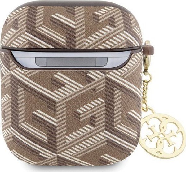Guess Guess GUA2PGCE4CW AirPods 1/2 κάλυμμα καφέ GCube Charm