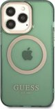 Guess Guess GUHMP13LHTCMA iPhone 13 Pro / 13 6,1" πράσινη/χακί σκληρή θήκη Χρυσό Περίγραμμα Ημιδιαφανές MagSafe NoSize