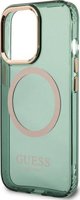 Guess Guess GUHMP13LHTCMA iPhone 13 Pro / 13 6,1" πράσινη/χακί σκληρή θήκη Χρυσό Περίγραμμα Ημιδιαφανές MagSafe NoSize