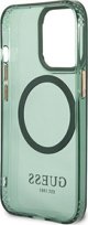 Guess Guess GUHMP13LHTCMA iPhone 13 Pro / 13 6,1" πράσινη/χακί σκληρή θήκη Χρυσό Περίγραμμα Ημιδιαφανές MagSafe NoSize