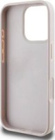 Guess Guess GUHCP16XP4TDPP iPhone 16 Pro Max 6.1" ρόζοβυ/pink hardcase Leather 4G Triangle Strass MagSafe